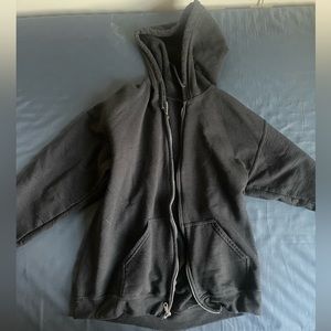 Black Zip Up Hoodie